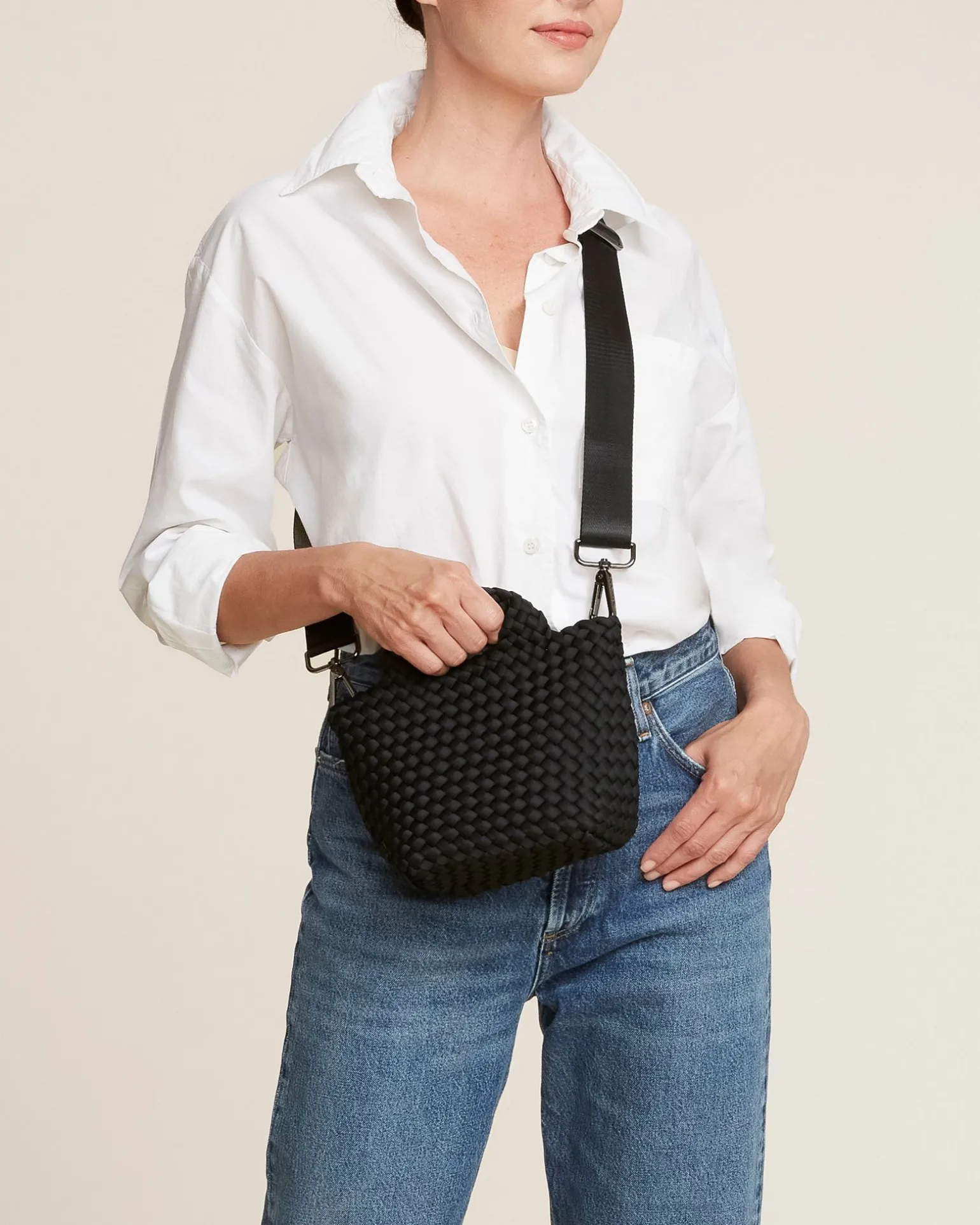 Crossbodies<NAGHEDI St. Barths Petit Tote Onyx
