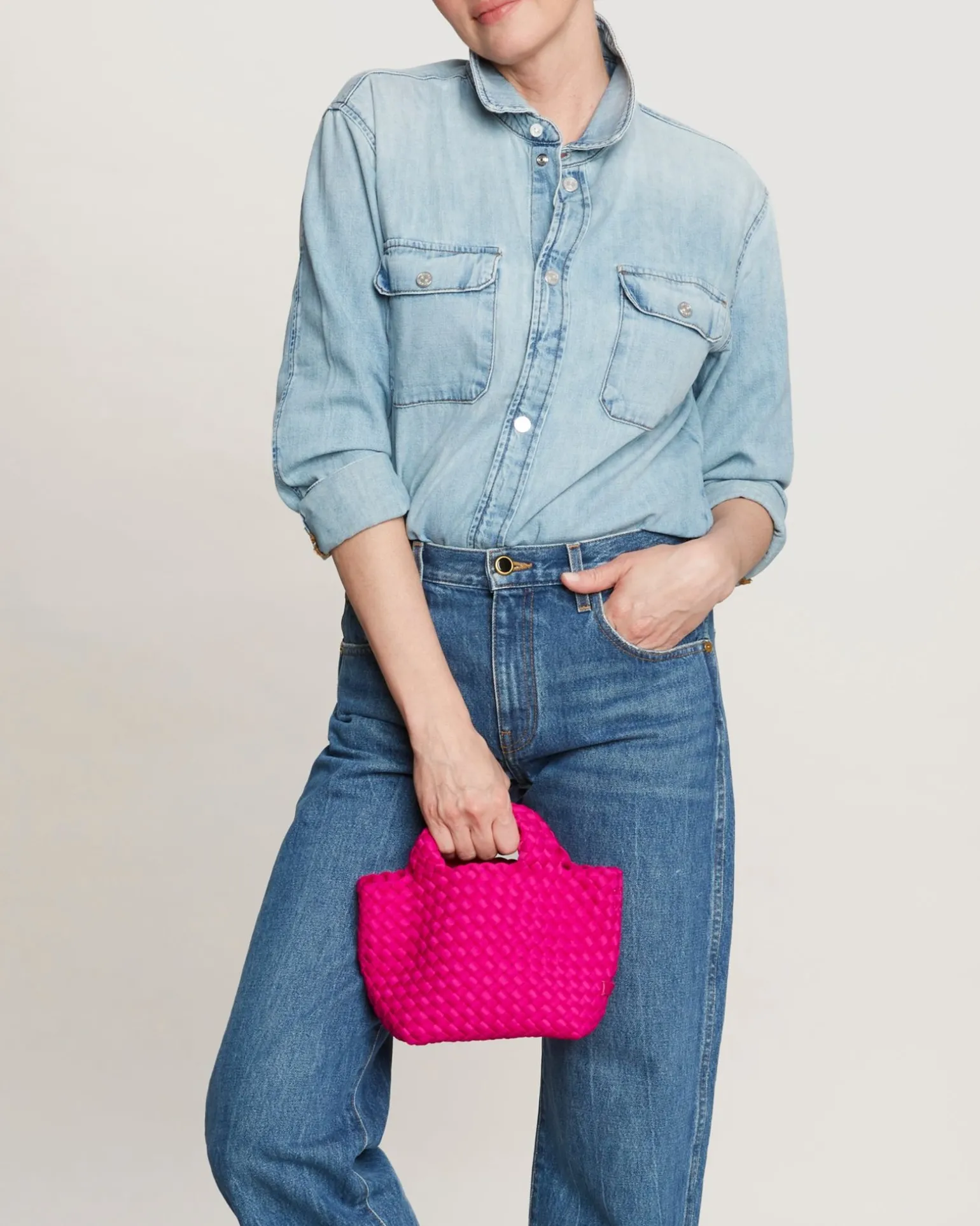 Crossbodies<NAGHEDI St. Barths Petit Tote Miami Pink
