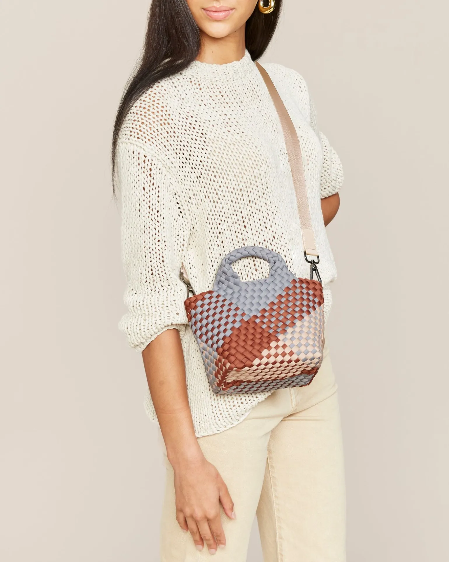 Totes<NAGHEDI St. Barths Petit Tote Graphic Geo Taos