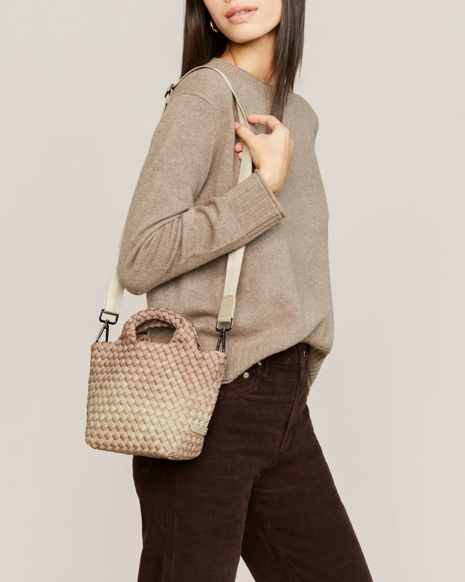 Crossbodies<NAGHEDI St. Barths Petit Tote Graphic Ombre Bronzed