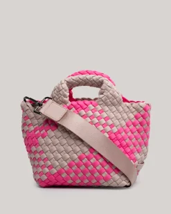 Totes<NAGHEDI St. Barths Petit Tote Plaid Isa