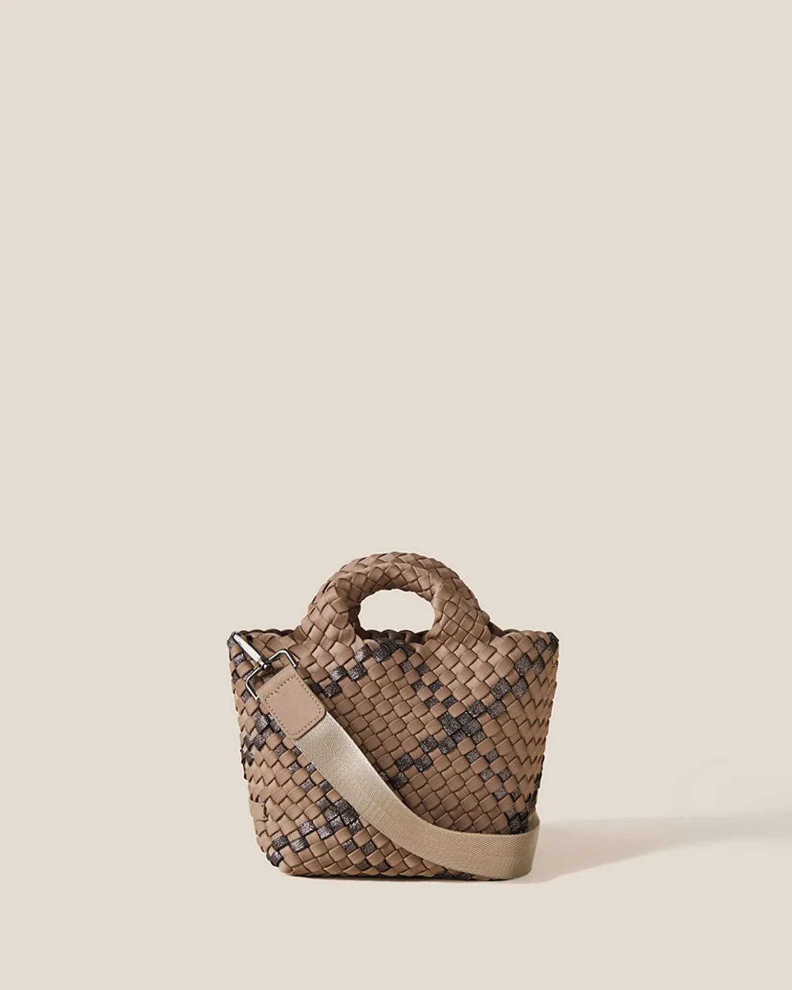 Totes<NAGHEDI St. Barths Petit Tote Plaid Mojave