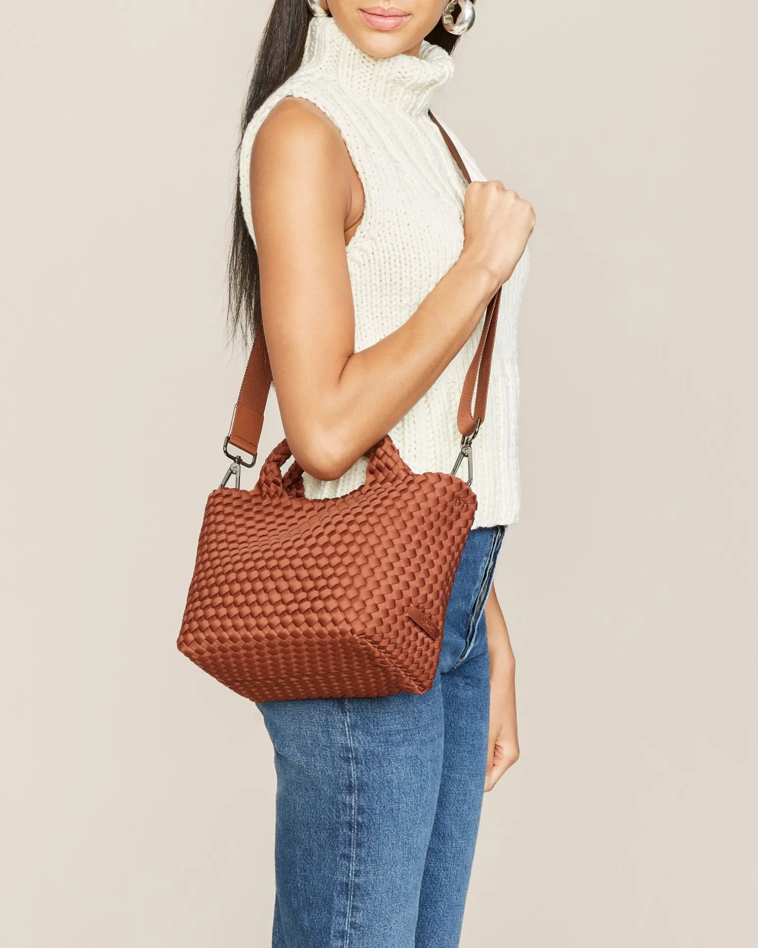 Totes<NAGHEDI St. Barths Small Tote Adobe