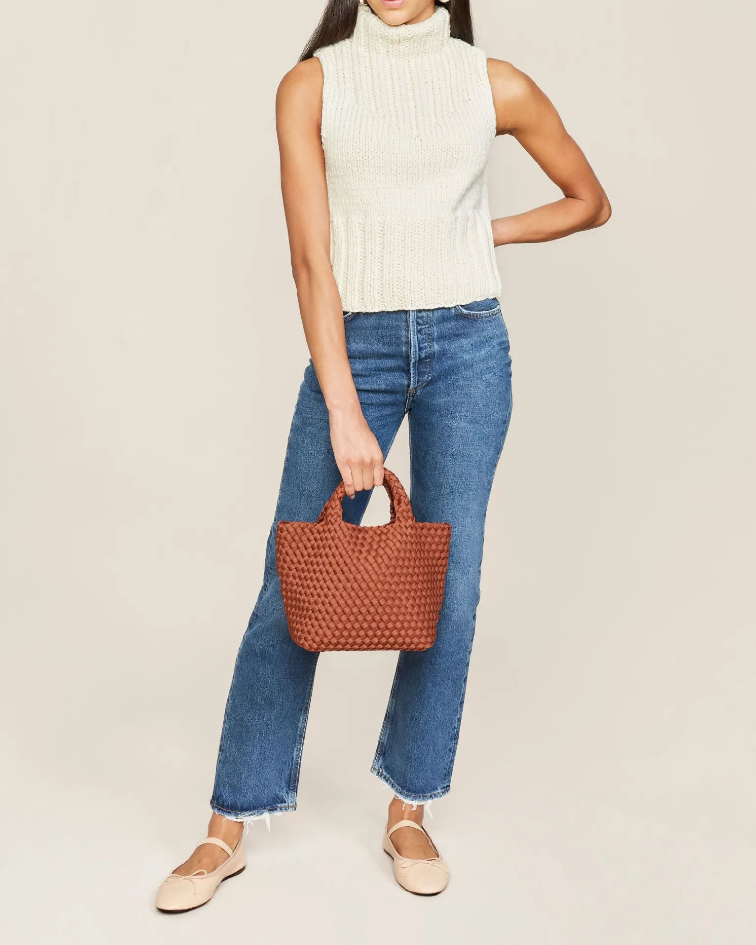 Totes<NAGHEDI St. Barths Small Tote Adobe