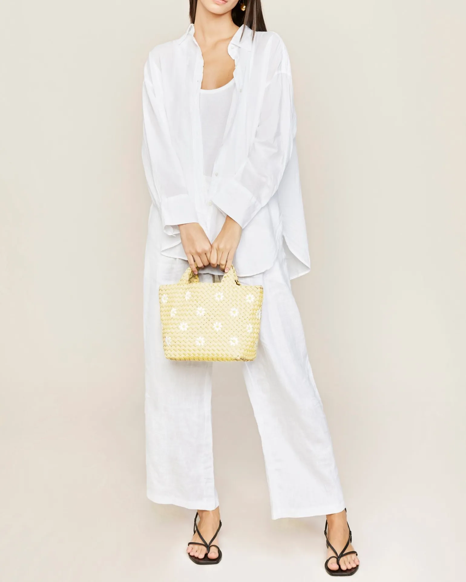 Crossbodies<NAGHEDI St. Barths Small Tote Daisy Blossom