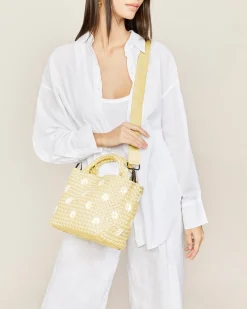 Totes<NAGHEDI St. Barths Small Tote Daisy Blossom