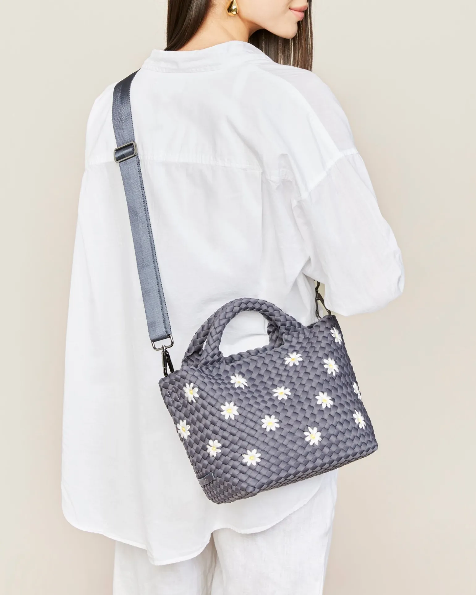 Crossbodies<NAGHEDI St. Barths Small Tote Daisy Anchor