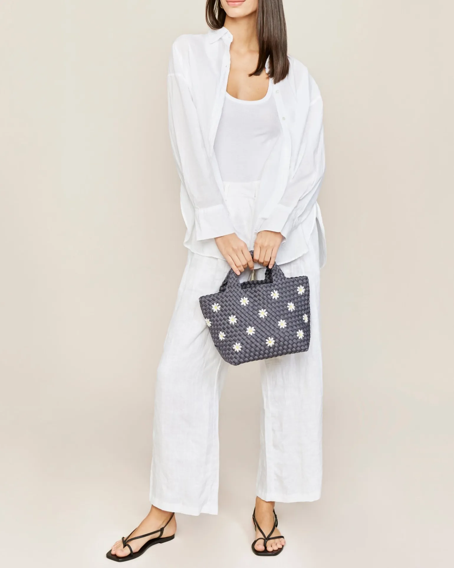 Crossbodies<NAGHEDI St. Barths Small Tote Daisy Anchor