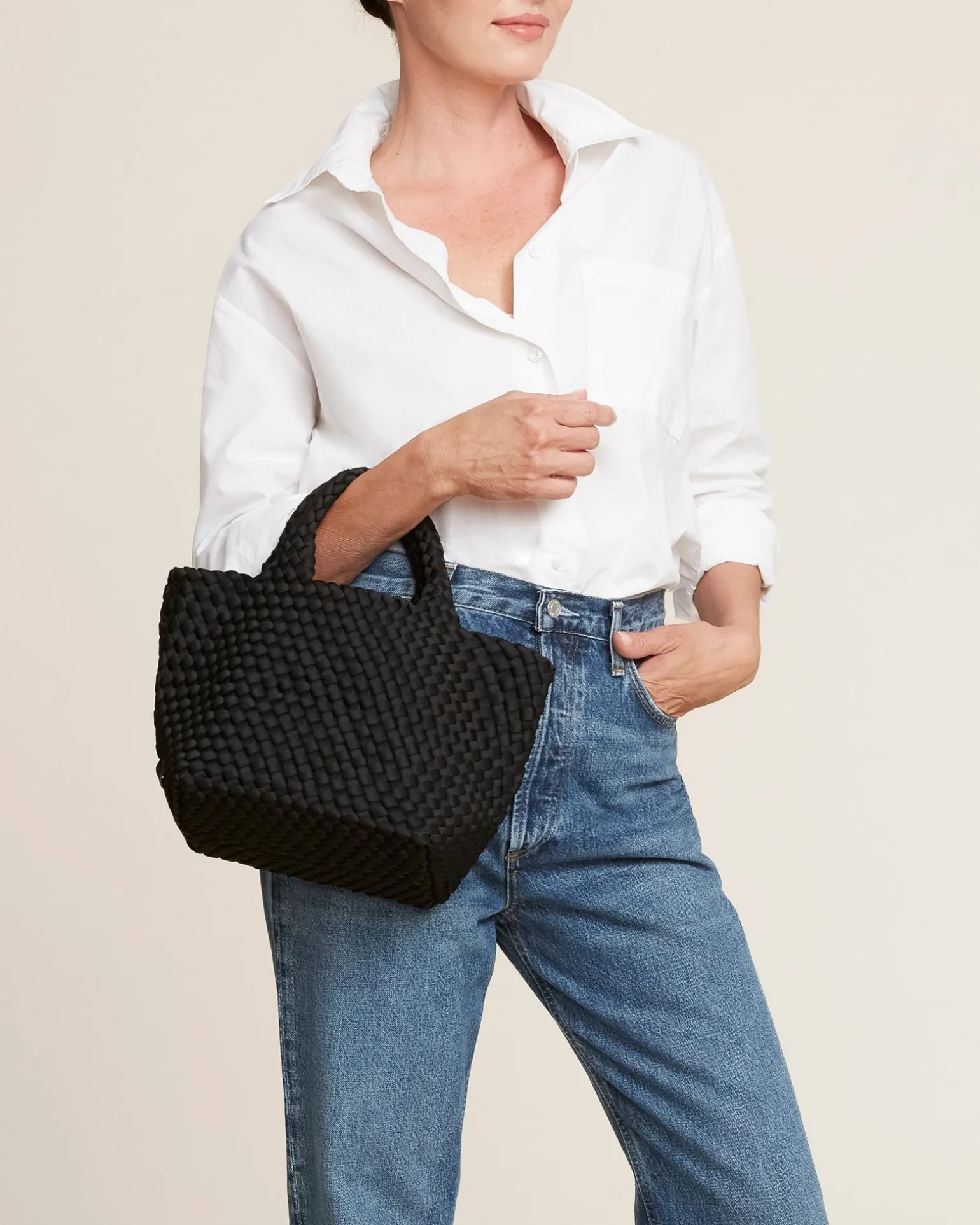 Totes<NAGHEDI St. Barths Small Tote Onyx