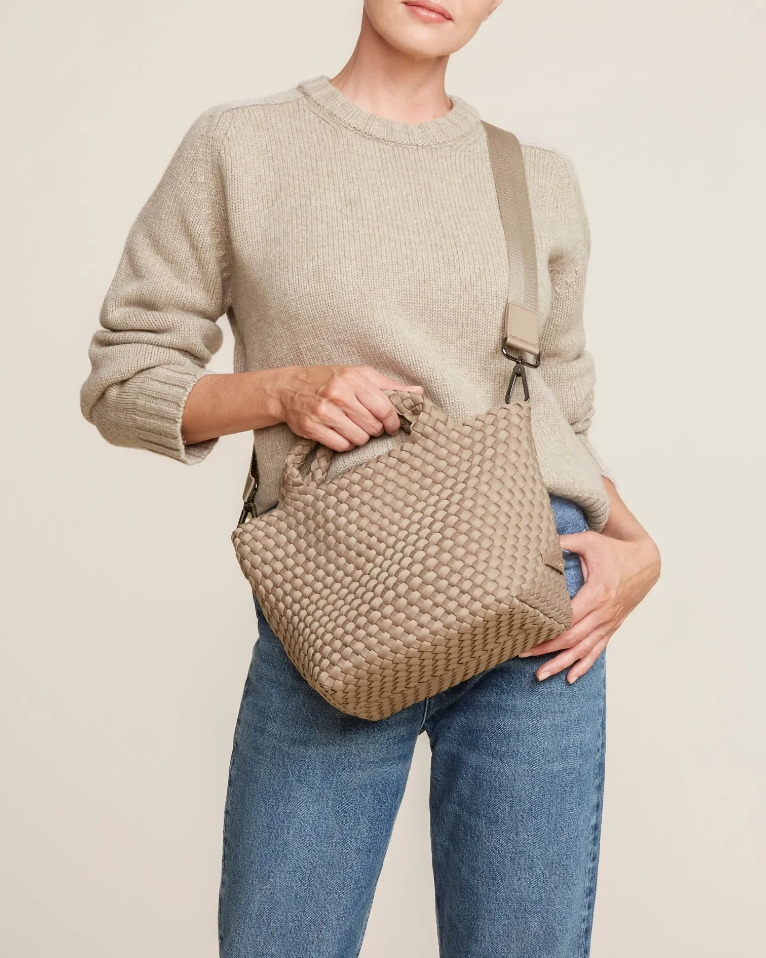 Crossbodies<NAGHEDI St. Barths Small Tote Cashmere