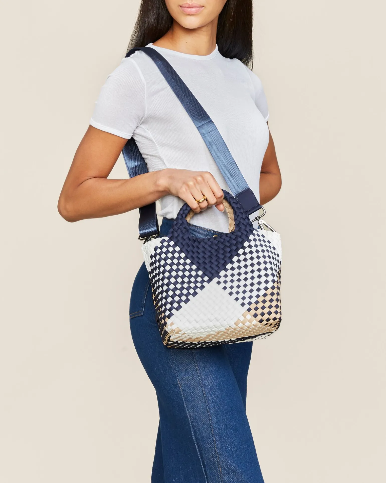 Totes<NAGHEDI St. Barths Small Tote Graphic Geo Somerset