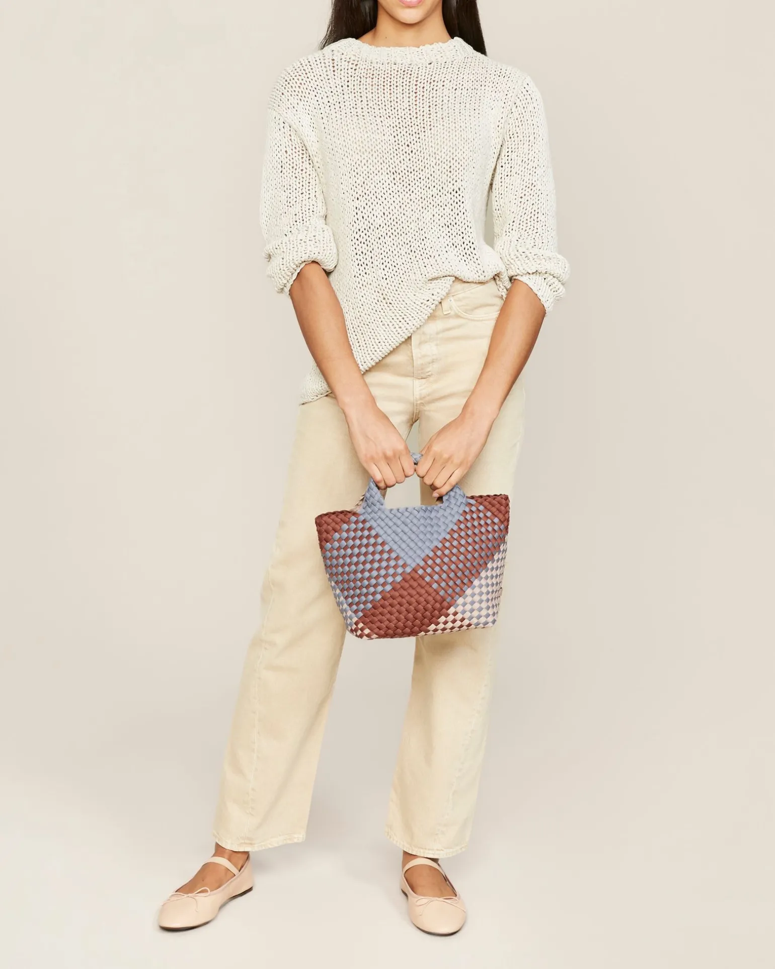 Totes<NAGHEDI St. Barths Small Tote Graphic Geo Taos
