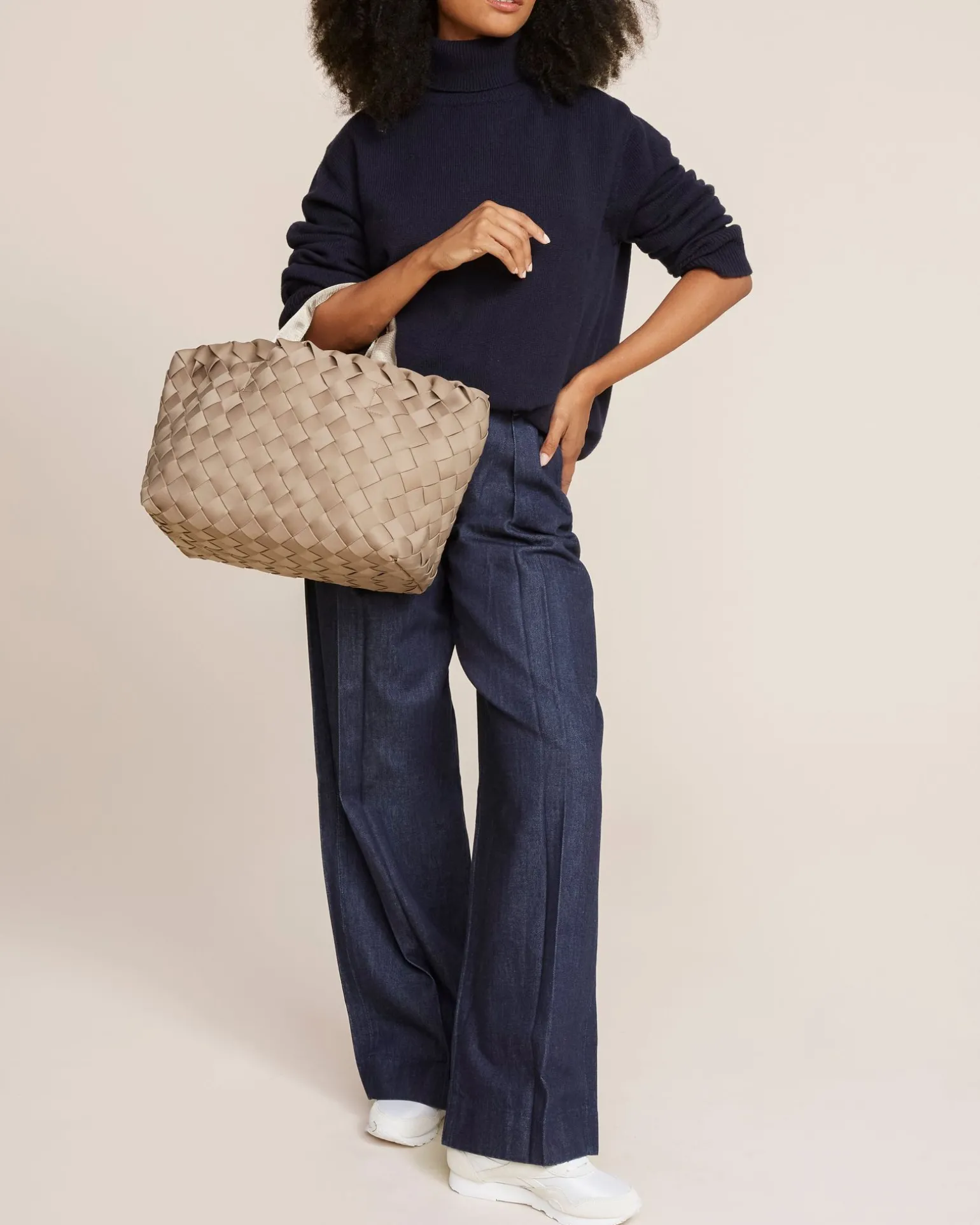 Totes<NAGHEDI Tangier Medium Tote Cashmere