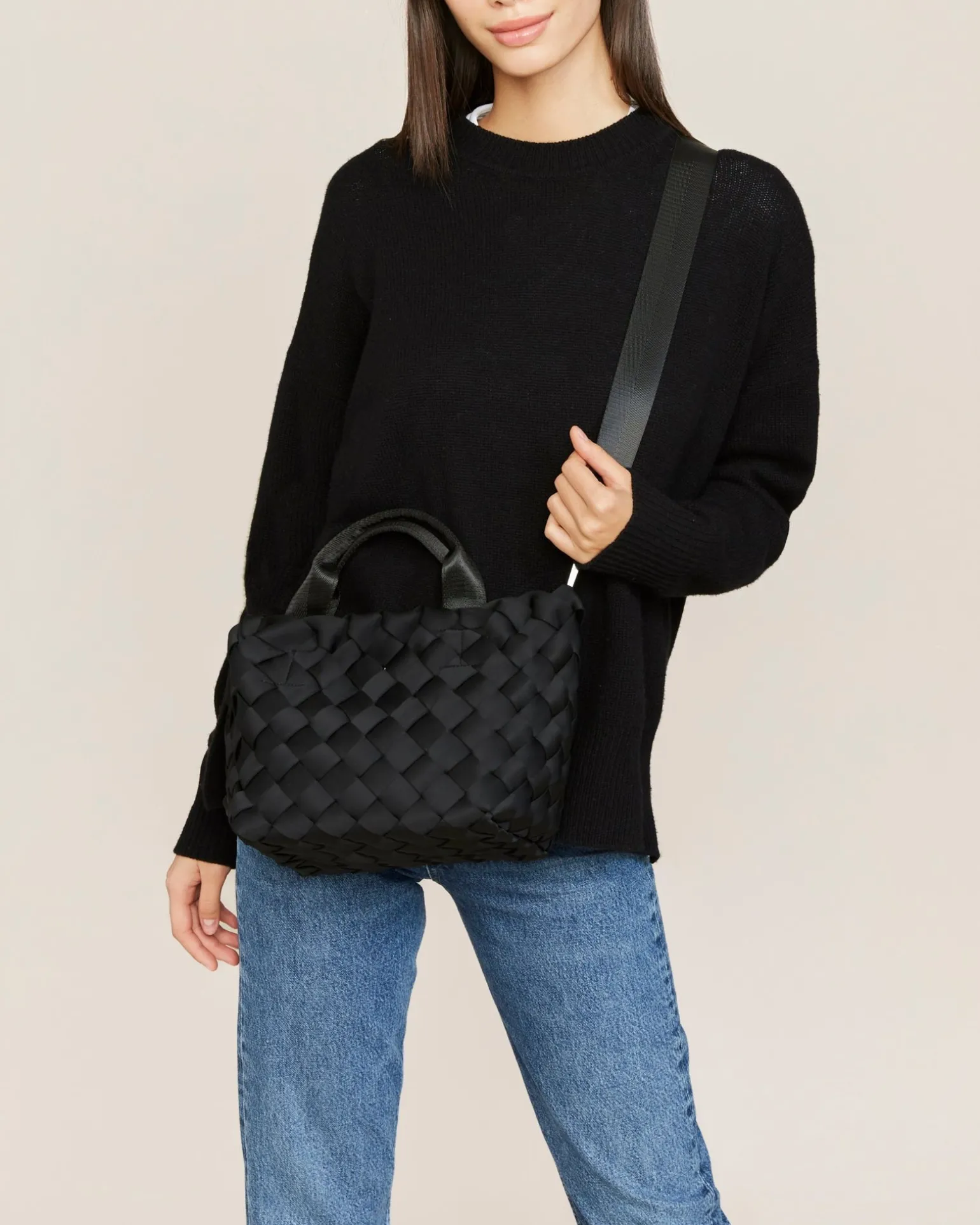 Crossbodies<NAGHEDI Tangier Small Tote Onyx