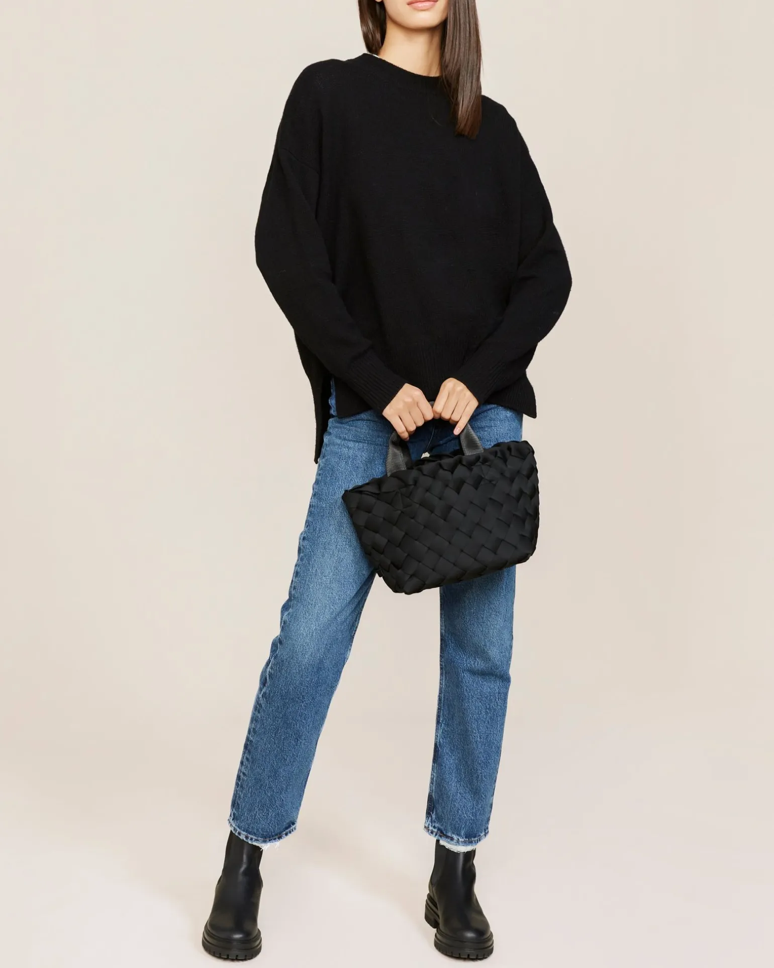 Crossbodies<NAGHEDI Tangier Small Tote Onyx