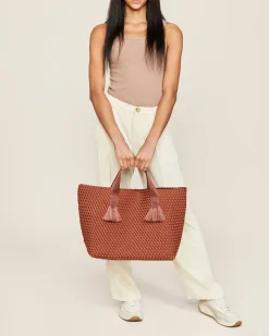Shoulder Bags<NAGHEDI Tulum Large Tote Adobe