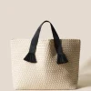 Totes<NAGHEDI Tulum Large Tote Moon